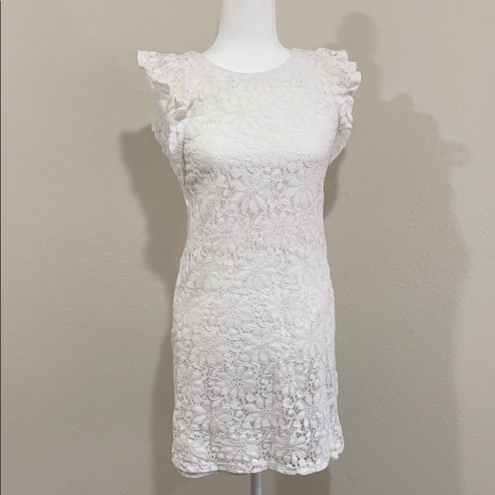 White Lace Maggy London Dress
